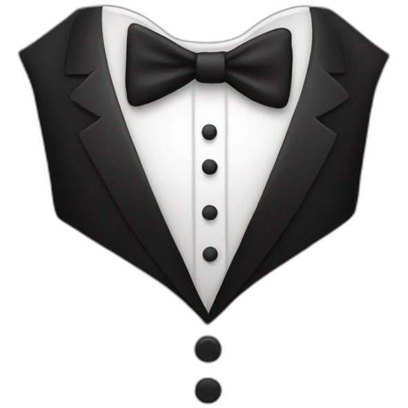 tuxedo suit emoji