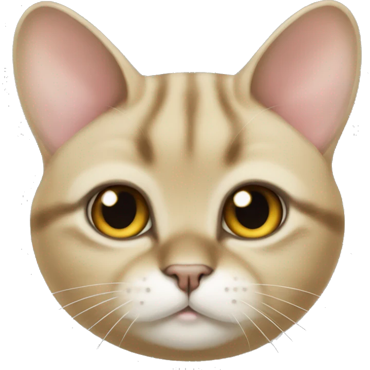 British golden chinchilla cat  emoji