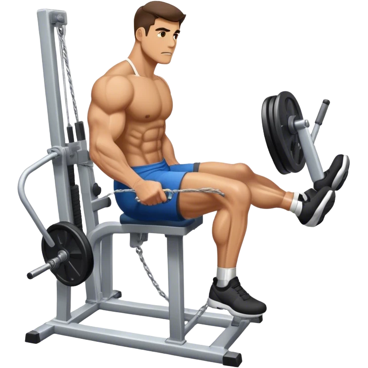 man how to do cable-machine-leg-abduction emoji