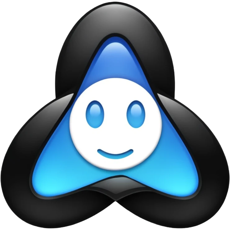 i want somehting with aura that represents developers logo not person black aura emoji