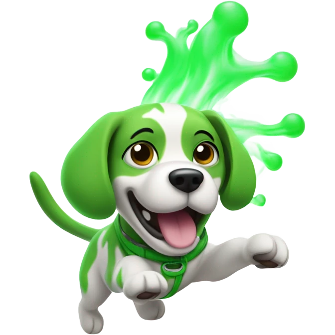 Dog farted so hard emoji