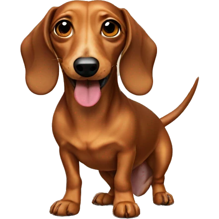 Weiner dog emoji