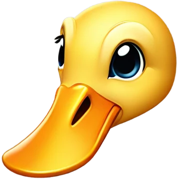 Golden duck emoji