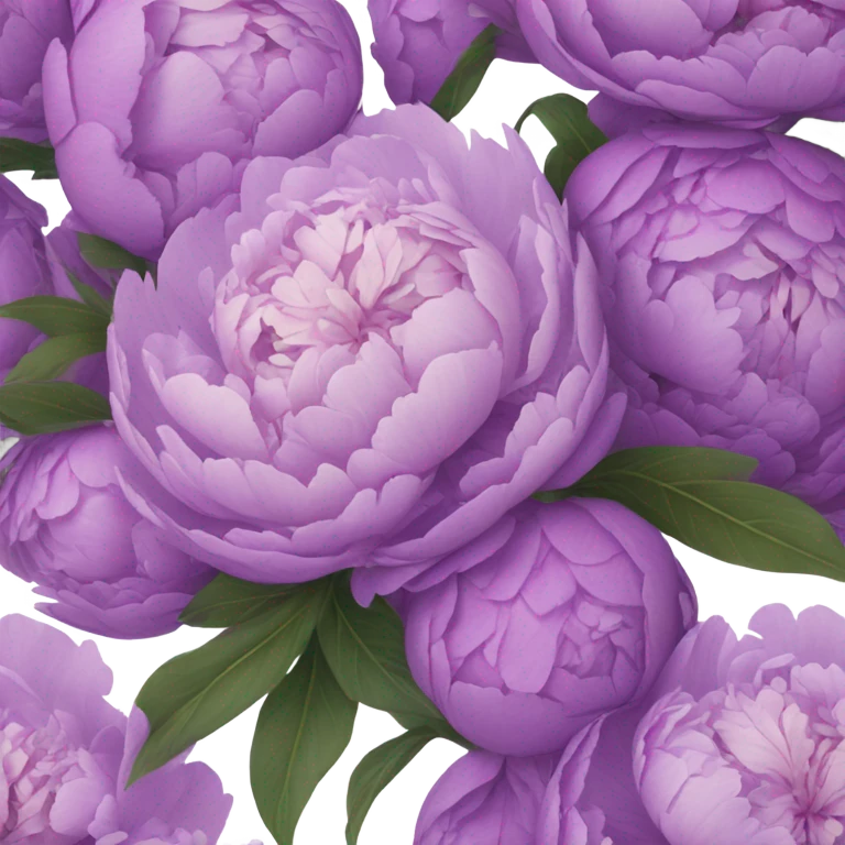 background composed of purple peonies emoji