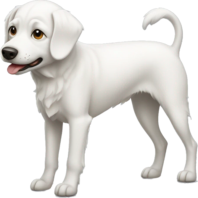 White dog emoji
