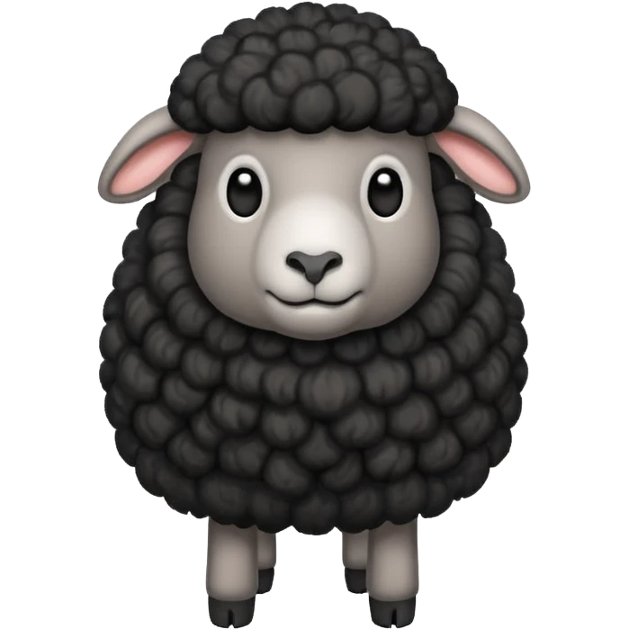 Black sheep emoji