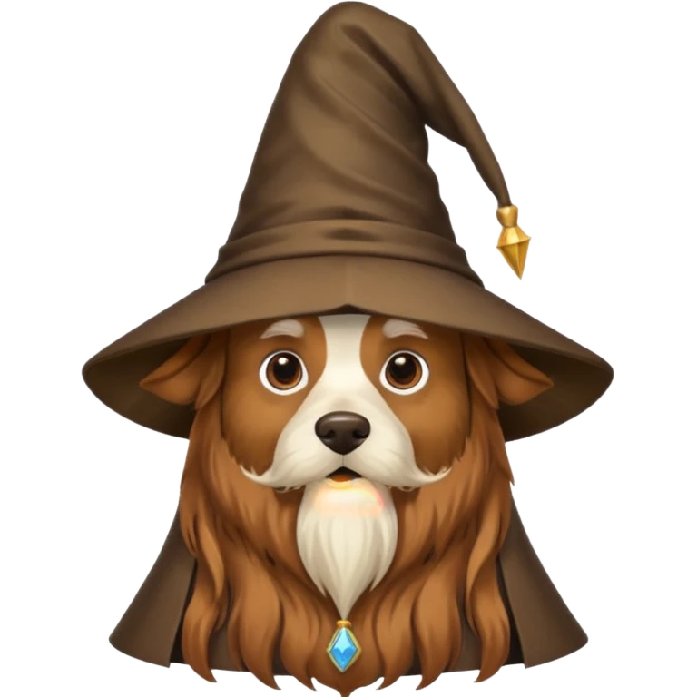 Dog wizard emoji
