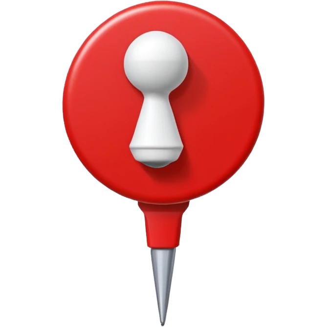 round pushpin Navigation & Location emoji