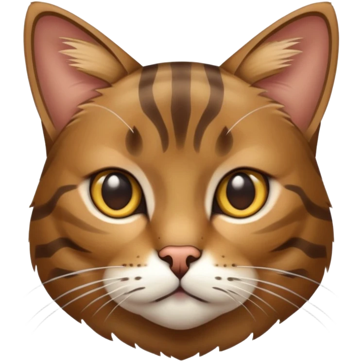 Gato café atigrado  emoji