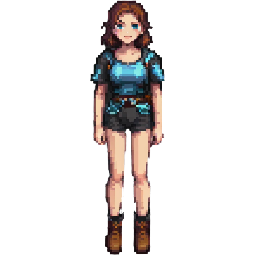 full body female human character emoji