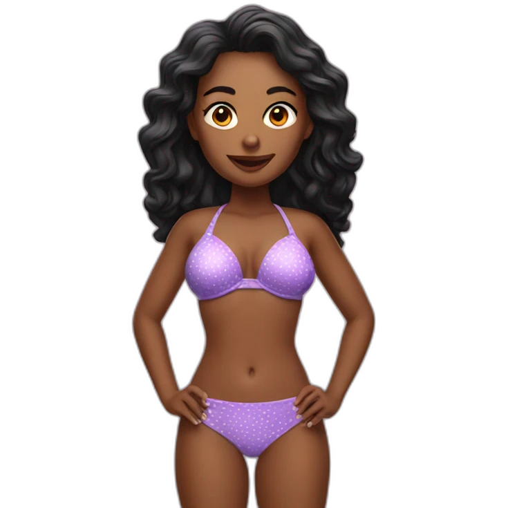 woman in bikini emoji