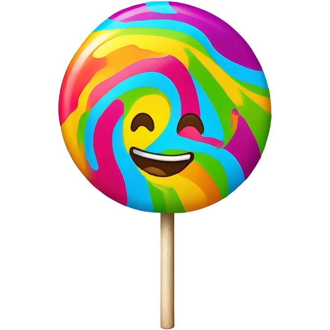 Lolli pop smiling  emoji
