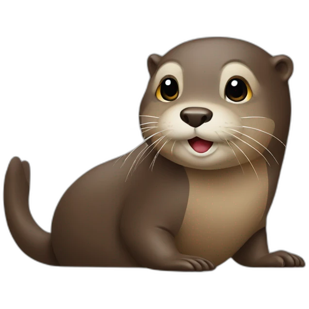 otter computer-savvy emoji
