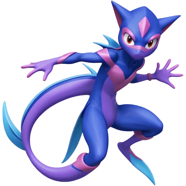 Inteleon-Greninja-fusion (full body) emoji