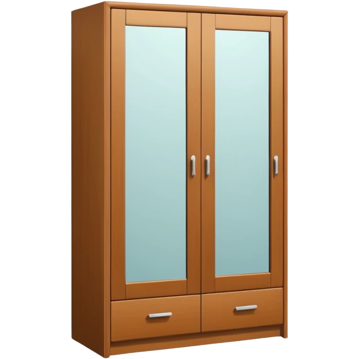 wardrobe modern closed mirror door emoji