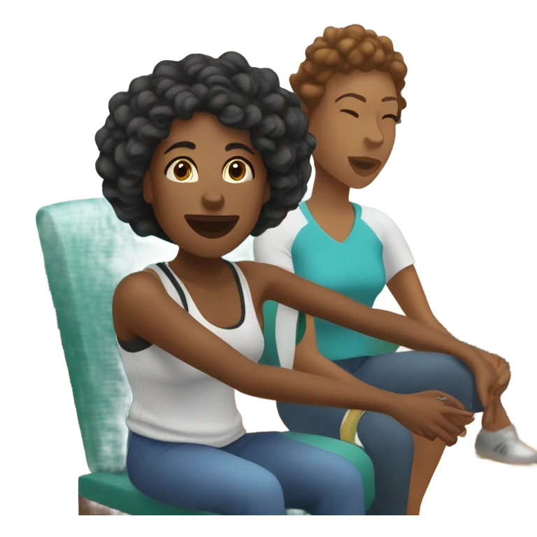 Black woman recreational therapist  emoji