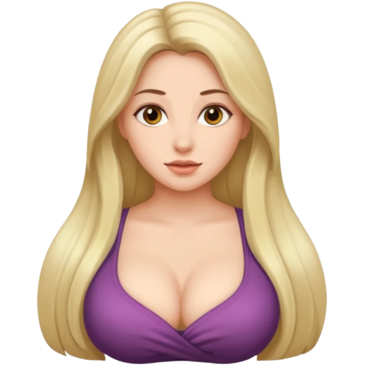 Naked lady with big boobs emoji