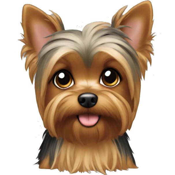 emoji de un mini yorkie emoji