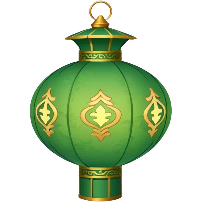 green chinese lantern emoji