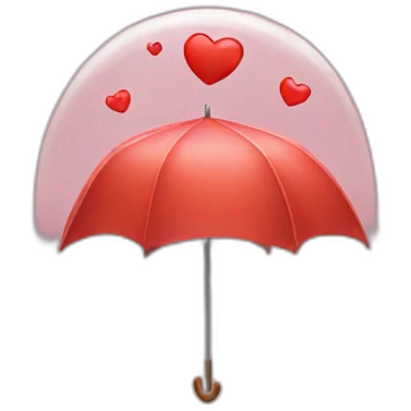 Love rain emoji