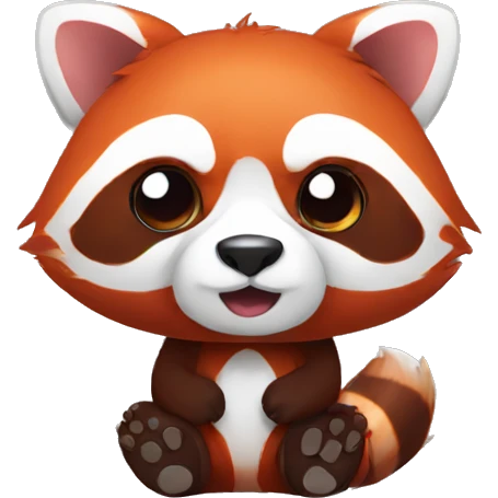 Red panda with alt shaker emoji