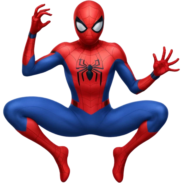 blue spider-man  emoji