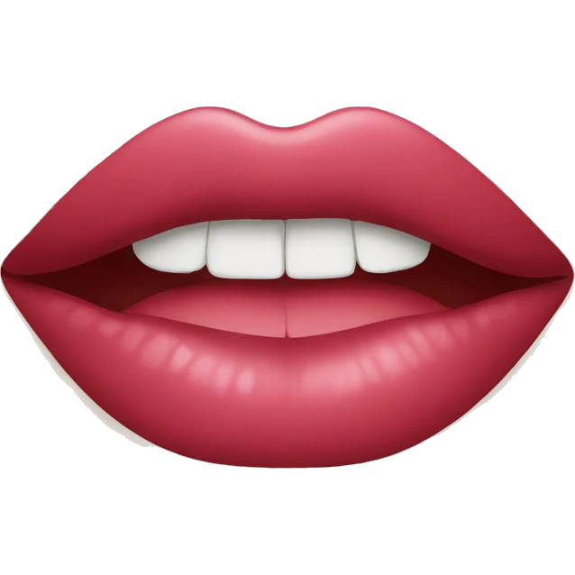 kiss lips emoji
