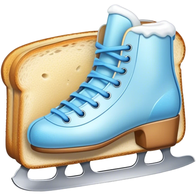 A Skating Toast Bread emoji