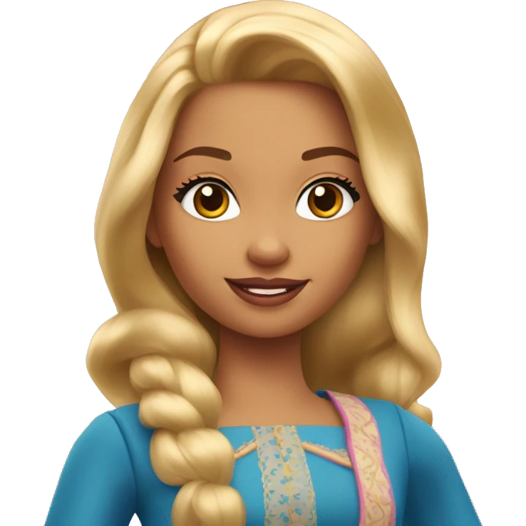 Erika from Barbie princess and the pauper emoji