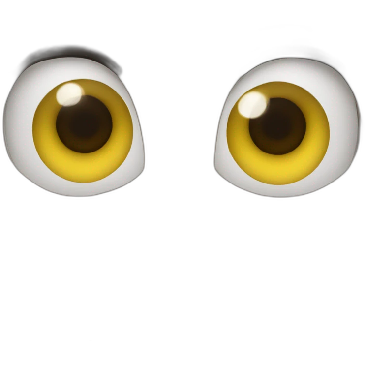 yeux en coet emoji