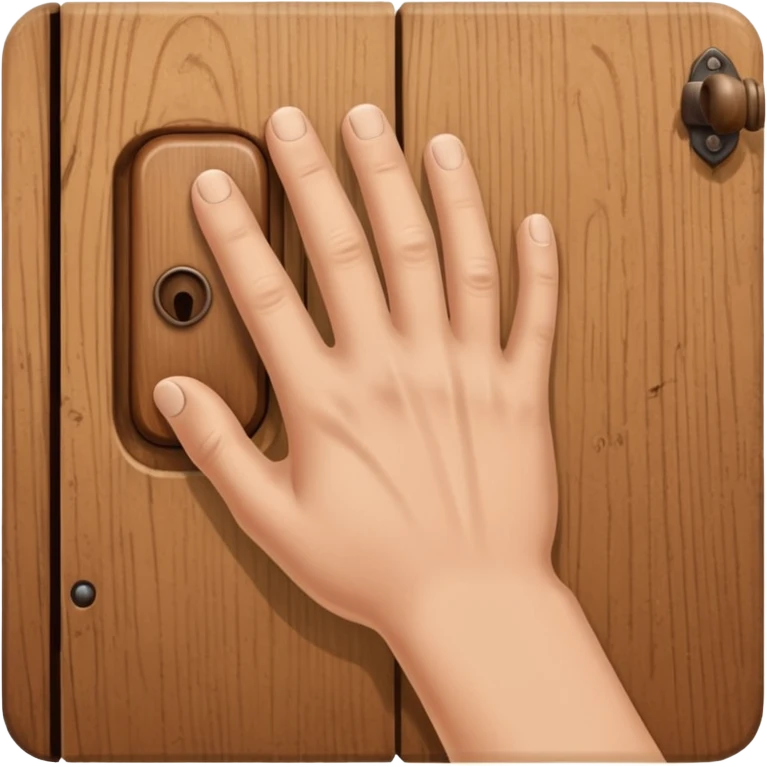 knock the door emoji