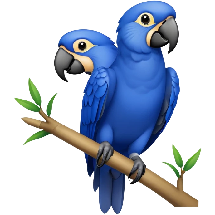 Hyacinth macaw emoji