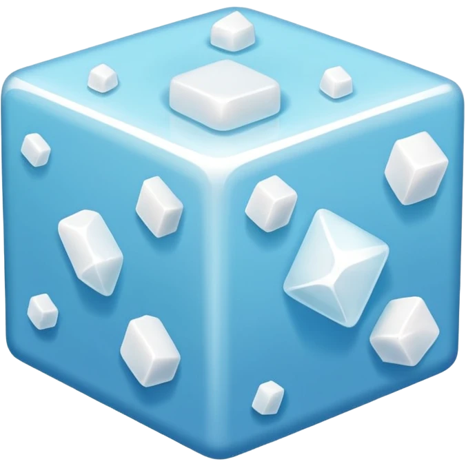 plain white cube of sugar emoji