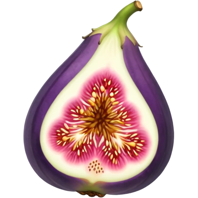 halved fig emoji