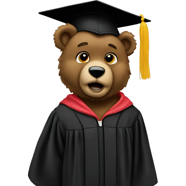 the kanye west graduation bear emoji