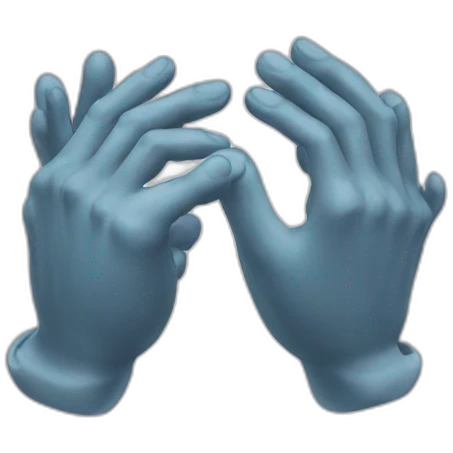 Hurt hands emoji