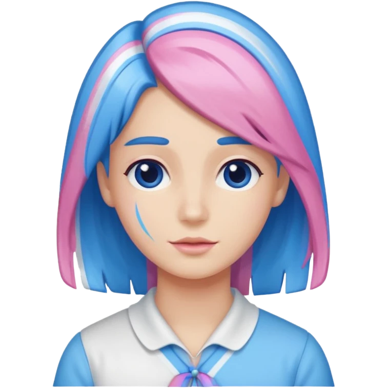 neapolitan style hair emoji