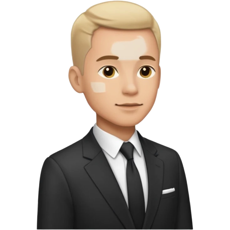 Man in suit side emoji
