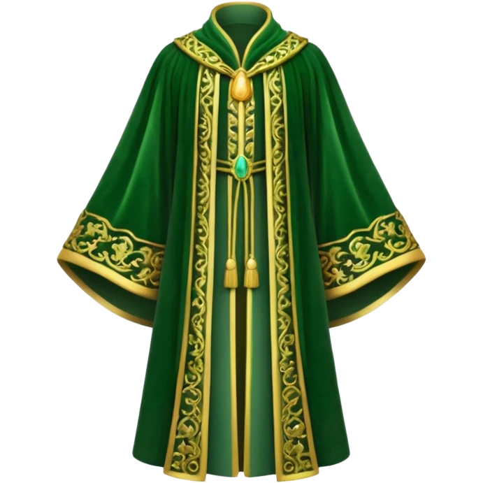  green Royal Robes emoji