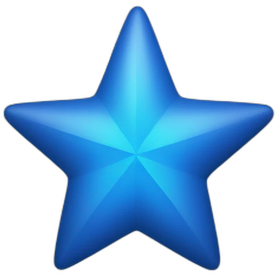 blue star emoji