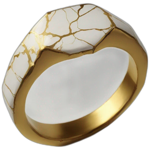 Kintsugi ring emoji