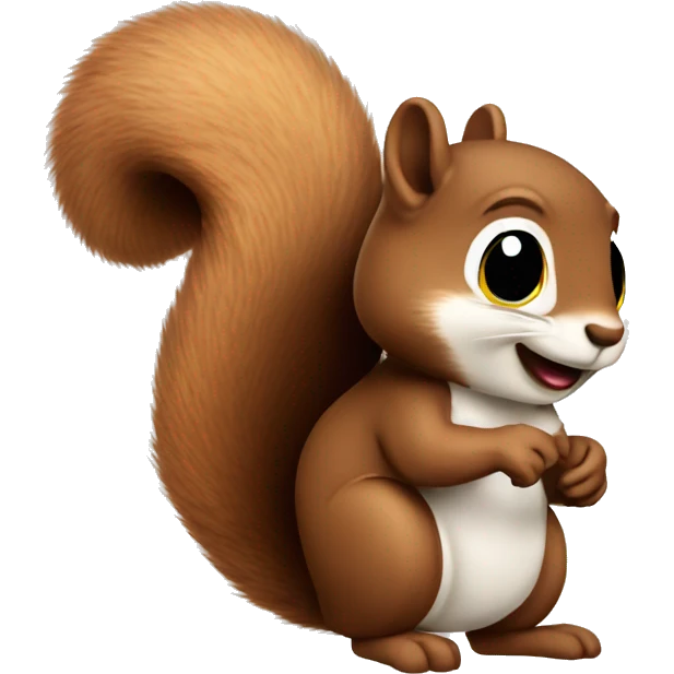 squirrels, walnut, christmas emoji