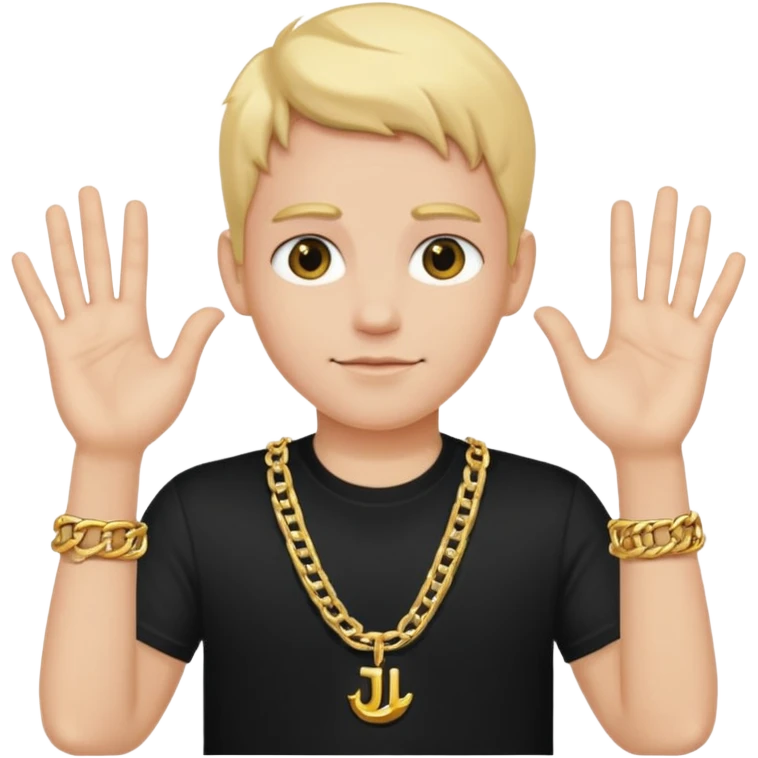 Le signe Jul avec les mains emoji