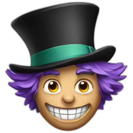mad hatter emoji
