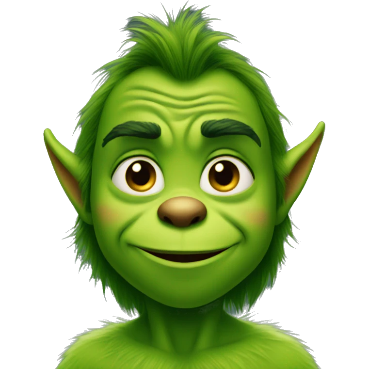 young cute grinch  emoji