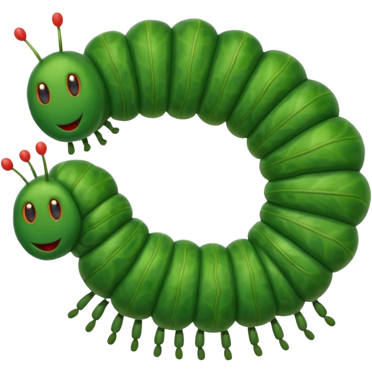 Hungry catapillar emoji