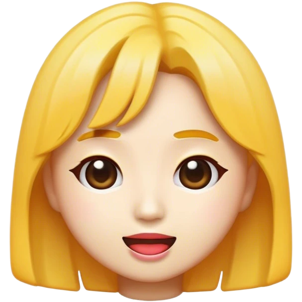 Cinematic Realistic K-pop Pop Culture Emoji, depicted with a modern, stylish portrayal capturing the essence of the K-pop phenomenon rendered with sleek textures and dynamic, vivid lighting. emoji