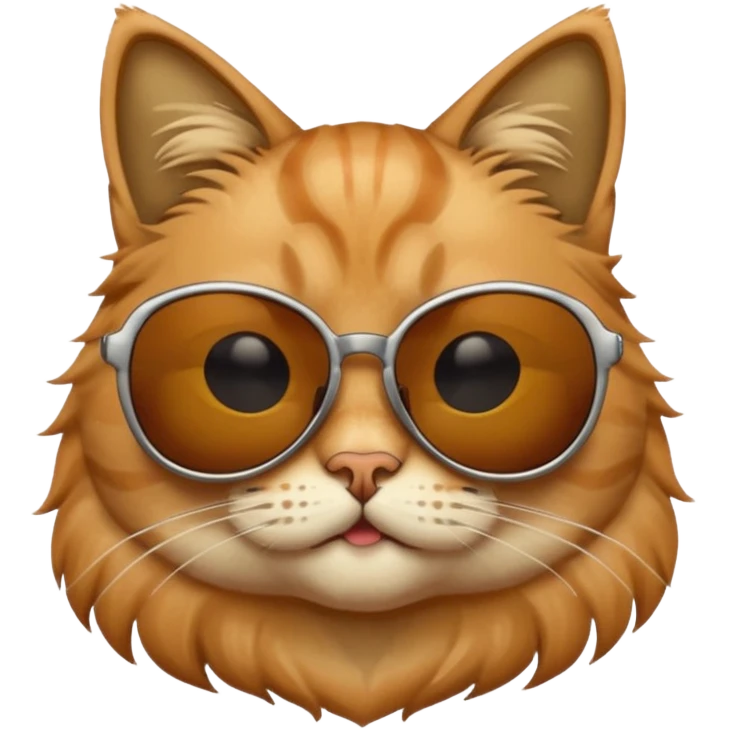 Cat wearing sunglasses emoji