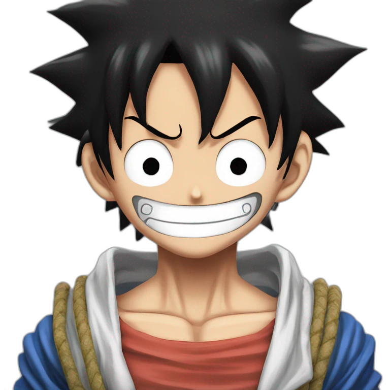 Luffy gear 5 anime kaminari emoji
