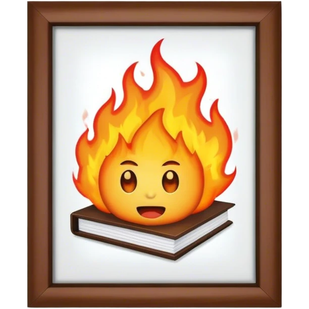 burning office emoji